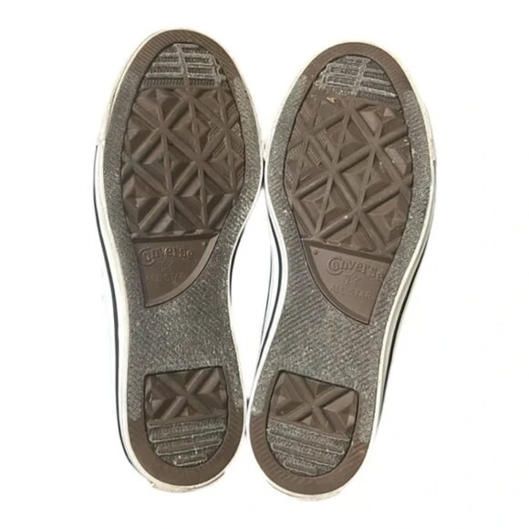 Converse Shoreline Gray and White Chuck Taylor Sneakers Womens size 8 - Picture 4 of 4